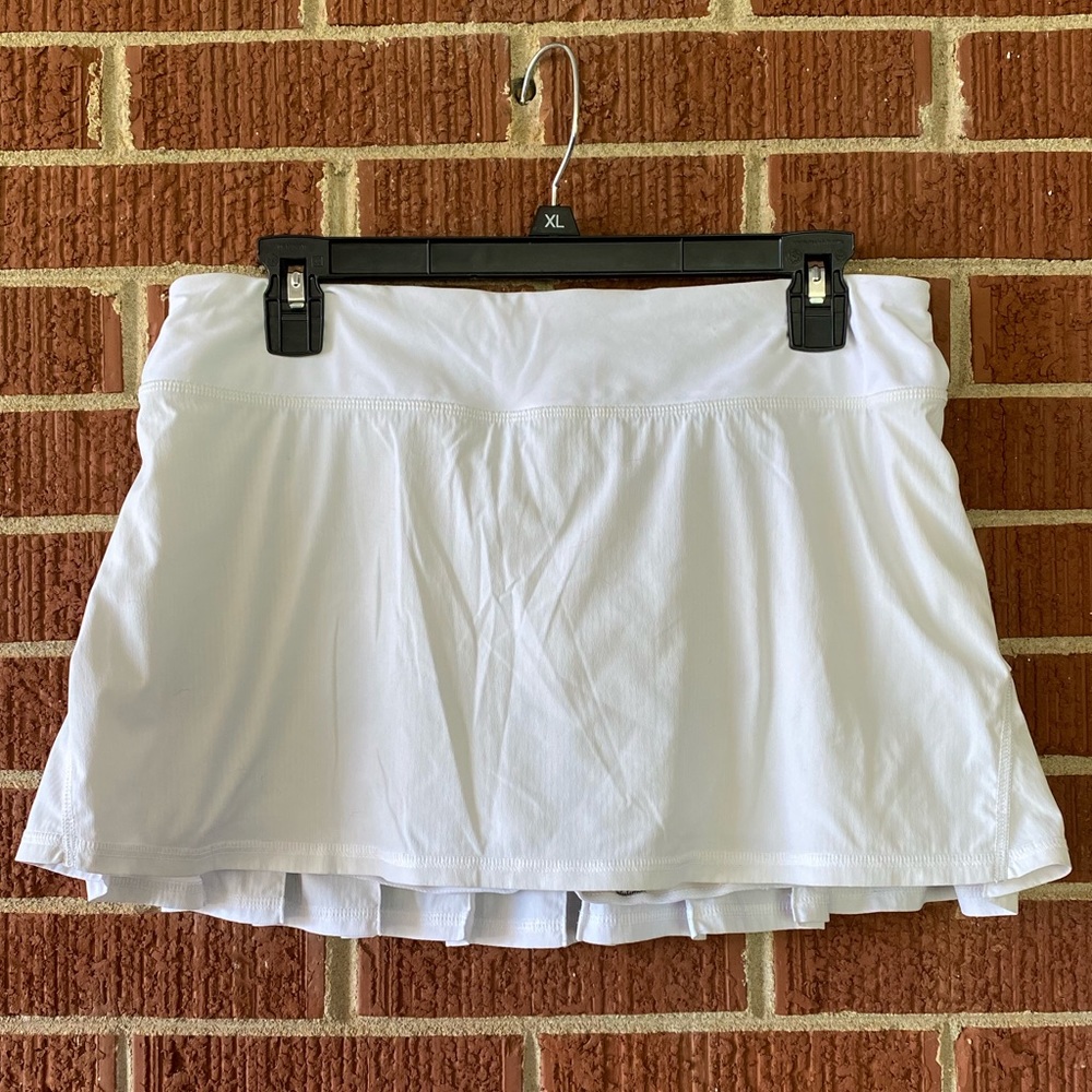 Lululemon Run Pacesetter White Skirt